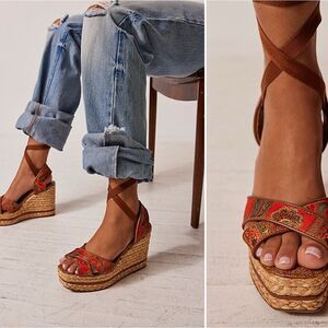 Sam Edelman Vaughn Espadrilles Wedges by Free People